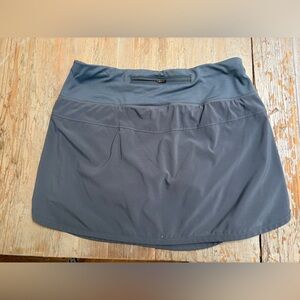 Freefly Women’s Bamboo-Lined Active Breeze Skort – 13" Mini Skirt in Blue-Grey